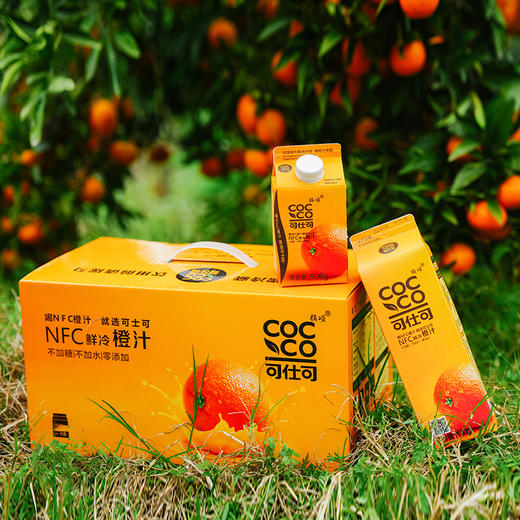 【国产NFC橙汁】只取头道初榨汁 可冷藏可加热 不加水不加糖不加添加剂AA 商品图0