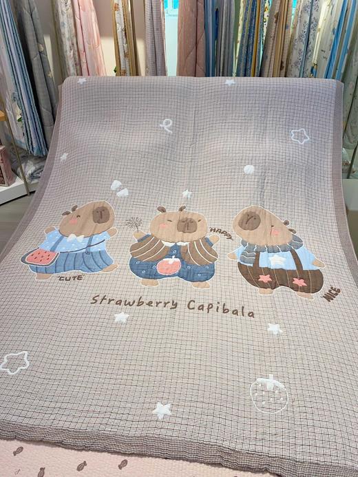 松植屋夏季多巴胺凉感毯 A类母婴级空调被子 卡通夏被盖毯 儿童午睡毯子 可机洗 越洗越柔软 商品图6