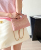 香奈儿 25P春夏 Nano 31bag麂皮粉色 手拿斜挎包（LZ*MM） 商品缩略图2