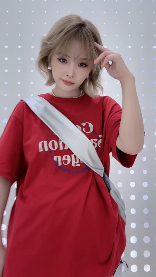 NC圆领印字母短袖T恤50624（红）秋季 953011820321 商品图4