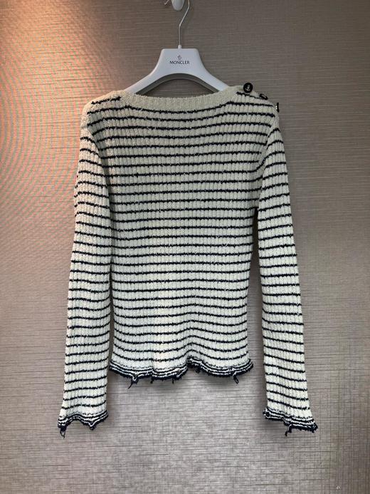女款条纹针织毛衣010 商品图0