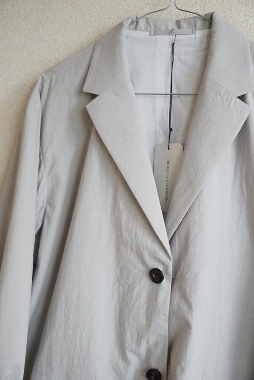 ECOLE DE CURIOSITES浅灰西装外套 商品图8