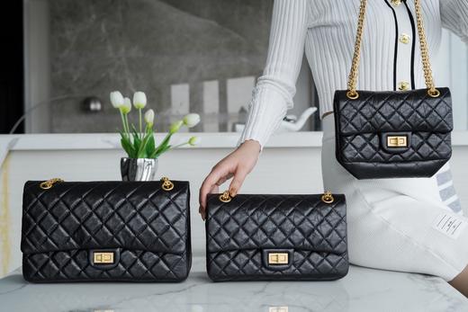 香奈儿-复刻2.55正品皮 黑金 意大利【Montebello】原厂胎牛皮（LZ） 商品图2