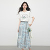 【07/23新品】熙世界波西米亚休闲套装女新款夏季印花T恤高腰复古半身裙两件套 商品缩略图4