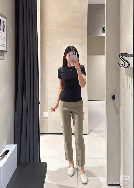 【断码捡漏清仓】Theory修身版 短款 经典 匹马棉短袖 圆领T恤 商品图7