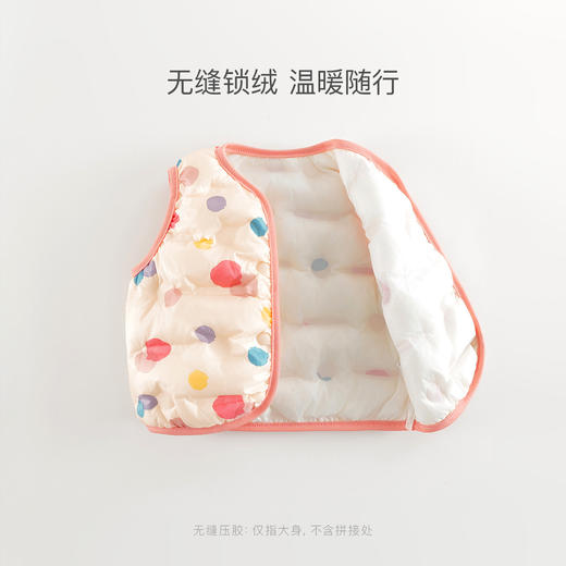 【无缝羽绒】马克珍妮男女童多彩卡通羽绒服马甲秋冬新款550956 商品图2