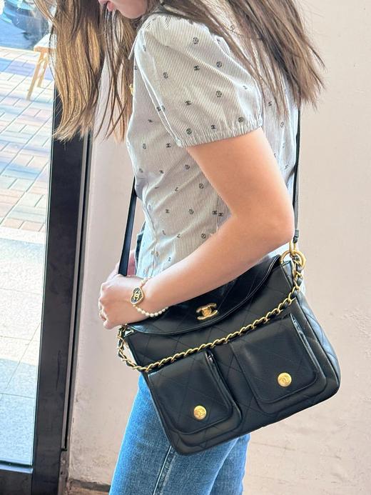 香奈儿  24P新品嬉皮Hobo腋下包   单肩包 斜挎包 （LZ） 商品图6