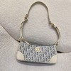 迪奥 30 Montaigne 金色饰面金属CD标志单肩包牛仔蓝拼米色（MM） 商品缩略图0