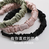 金三塔100%桑蚕丝发圈女简约柔软舒适弹力均码女士发箍真丝发绳  JXQ313 商品缩略图2