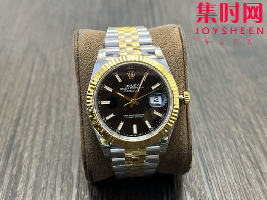 劳力士 VS日志41系列 间金黑盘 男士腕表 3235机 五珠带 表径41mm 商品图0