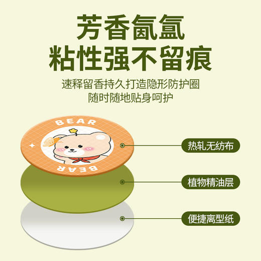 葵花叮叮精油贴 夏季户外防叮咬贴 儿童婴幼儿卡通植物精油贴 商品图2