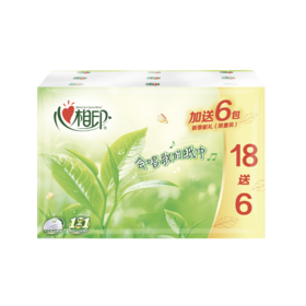 心相印 茶语经典手帕纸4层6张/包×24包/条
