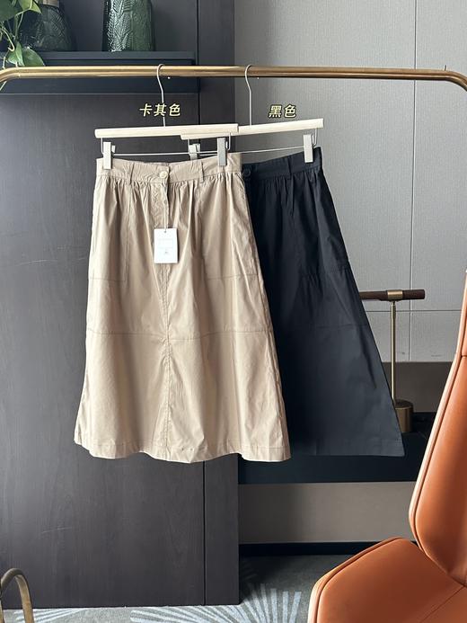 小禾2025秋季新款棉涤府绸半身裙 商品图5