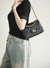 香奈儿 25P春夏 双链口盖包中号黑色（LZ） 商品缩略图9