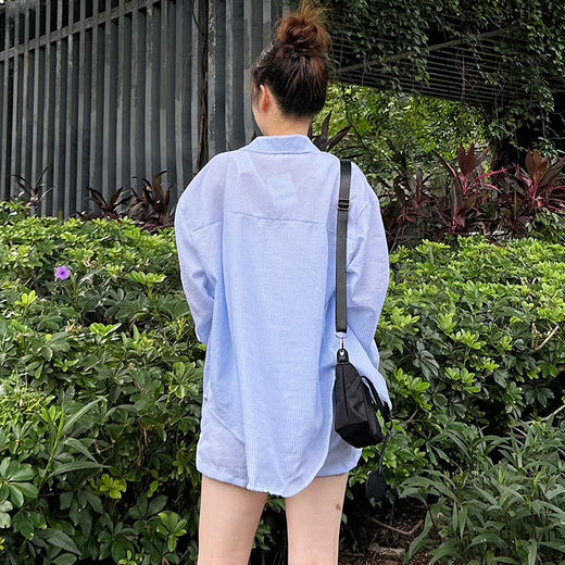 壁虎瑜伽【2507TZ388】条纹透气防晒套装【5天发货】 商品图2