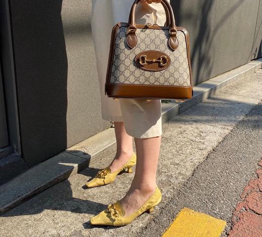 古驰   Horsebit 经典马衔扣  贝壳包 手提包  单肩包 （LZ） 商品图5