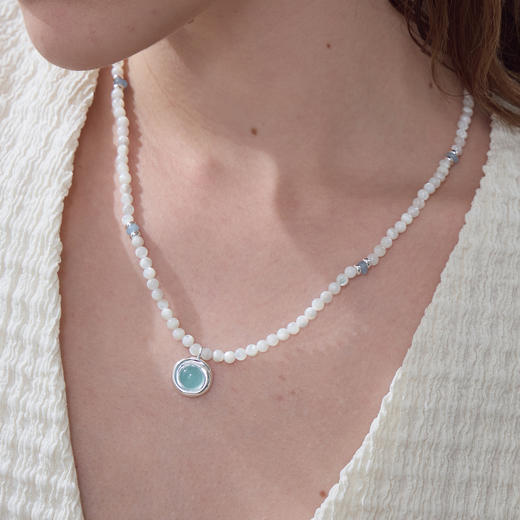 ARSIS｜曦海系列 曦海冰蓝吊坠项链 商品图3