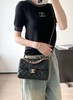 香奈儿 25P春夏 双链口盖包中号黑色（LZ） 商品缩略图2