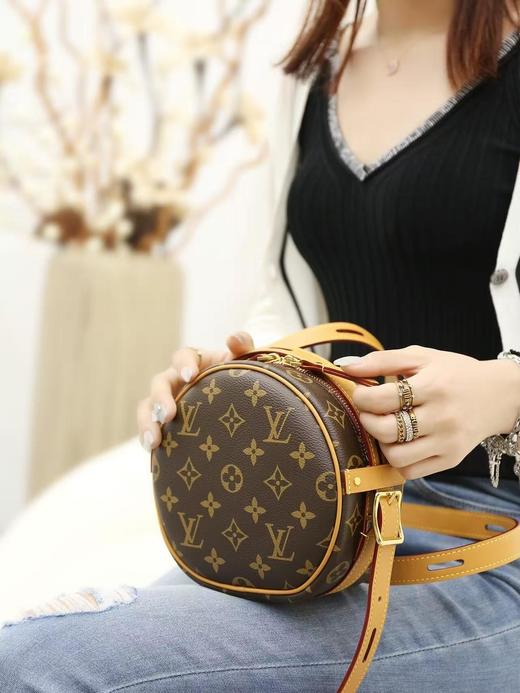 驴家Boite Chapeau Souple系列 PM 经典老花满印拉链开合 单肩斜挎包 小号 （MM） 商品图2