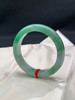 620579，53.6圈口，飘绿正圈平安镯，飘得多，底子细腻有水 商品缩略图2