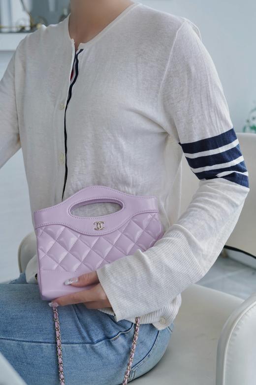 香奈儿 24s 新色 横款31bag nano斜跨手拿包 五色可选 油蜡小羊皮（LZ） 商品图7