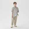 马克珍妮男童复古格纹百搭衬衫儿童格子衬衣2025年秋装新款551596 商品缩略图1