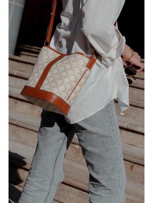 赛琳-凯旋门水桶包 原厂皮原厂五金，业内金字塔版本！（LZ） 商品图3