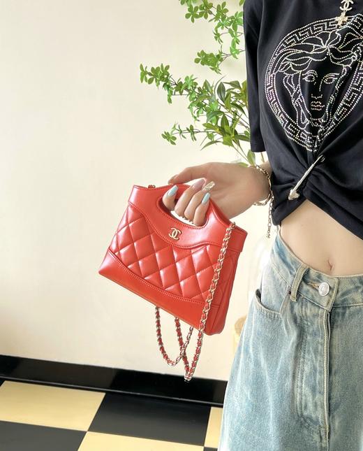 香奈儿 24s 新色 横款31bag nano斜跨手拿包 五色可选 油蜡小羊皮（LZ） 商品图13