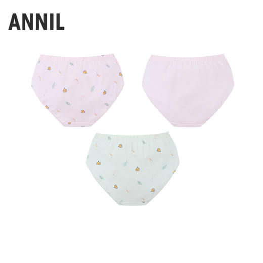 【实体店同款】女童三角裤三件装秋季新款安奈儿童装JG537236 商品图1