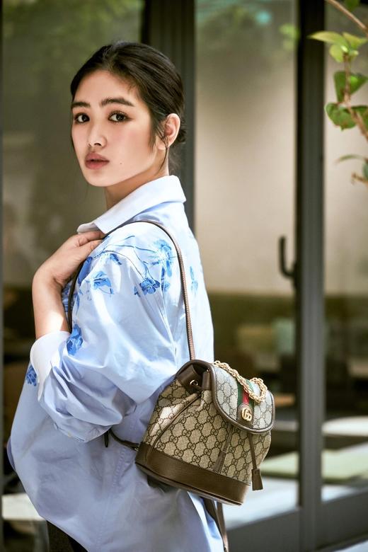 古驰  Ophidia mini背包 书包搭配上手提金属链条，朋克风不就来了吗  手提包 双肩包 （LZ） 商品图8