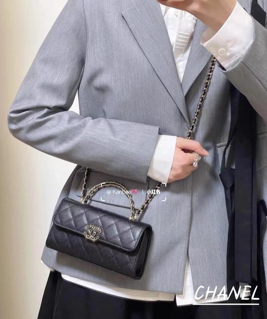 香奈儿 多色双尺寸！皮穿链手柄手机包，第一眼看到就深深爱上！（LZ） 商品图2