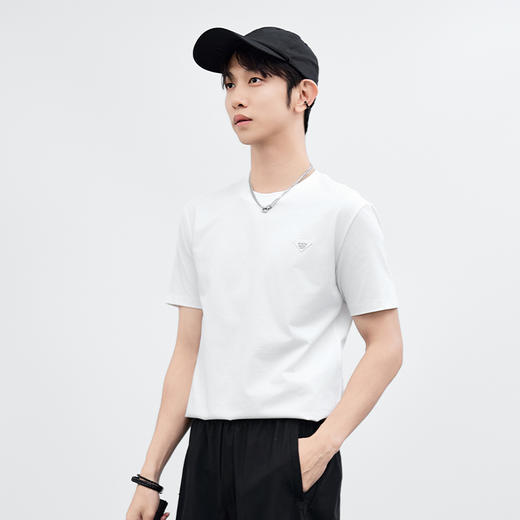 【新品上新】HX 夏季圆领短袖T恤S102522555101 商品图1