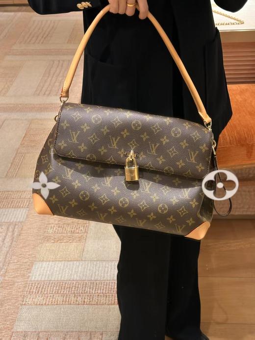 驴家HIDE AWAY 中号手袋金属挂锁装饰 涂层帆布 单肩斜挎手提包  （MM） 商品图2