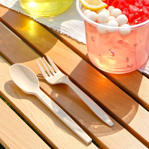 【批发】美丽雅玉米淀粉基厚韧餐叉 商品图7