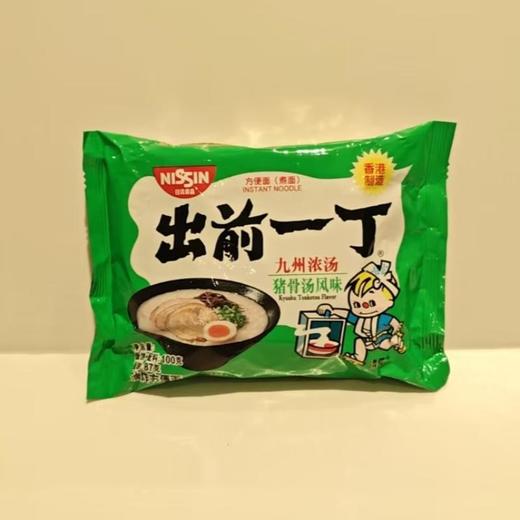 出前一丁 九州浓汤猪骨汤风味油炸方便面（面饼+配料）100g/包 商品图0