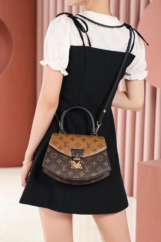 驴家TILSITT系列 手提斜跨扇子包(JPH) 商品图9