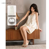 可人儿小众设计泡泡绵女士吊带短裤睡衣夏季可外出家居服长裤三件 商品缩略图0