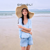 东黎 • 温柔的海风 海岛棉女士圆领背心 5269 商品缩略图1