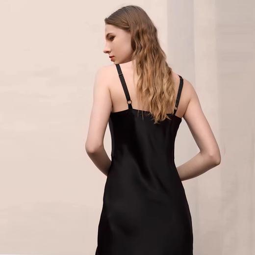 Solo seta真丝吊带裙桑蚕丝睡裙女2025秋冬性感长可外穿高级 商品图2