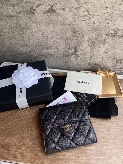 香奈儿  鱼子酱 钱包卡包 金扣 （EJ*MM） 商品图4