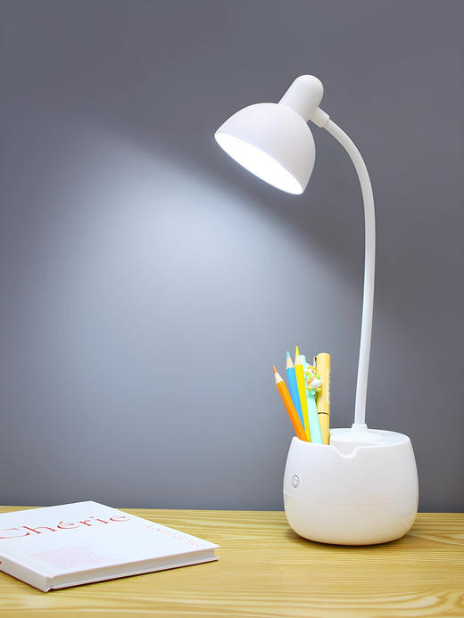 触摸感应LED笔筒台灯（颜色随机） 商品图1