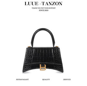 巴黎世家  Hourglass系列沙漏包 黑金！XS 号 S号 （LZ）