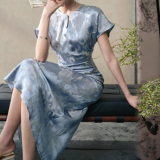 裁缝学苑AQ507新中式国风旗袍连衣裙纸样女装收腰显瘦裙子样板 商品图4