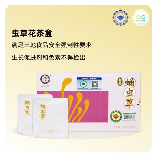 山海堂有机虫草花茶盒｜告别传统熬煮！冷热双泡，解锁有机滋养新方式【4.4-4.6不发货，7号正常发货】 商品图1