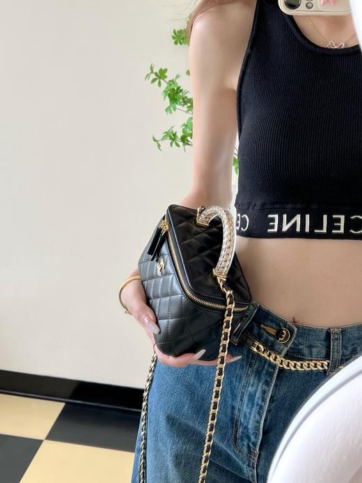 香奈儿  24ss 春夏透明手柄长盒子  单肩包  斜挎包 （LZ） 商品图6