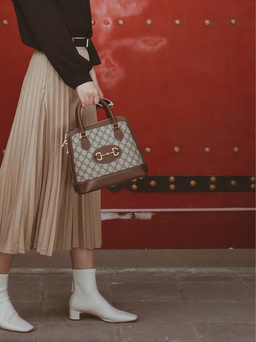 古驰   Horsebit 经典马衔扣  贝壳包 手提包  单肩包 （LZ） 商品图6