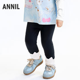 【实体店同款】女童全腰针织长裤秋季新款安奈儿童装XG536143