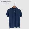 占姆士夏季短袖POLO衫男士商务休闲纯色T恤华夫格凉感半袖 商品缩略图2