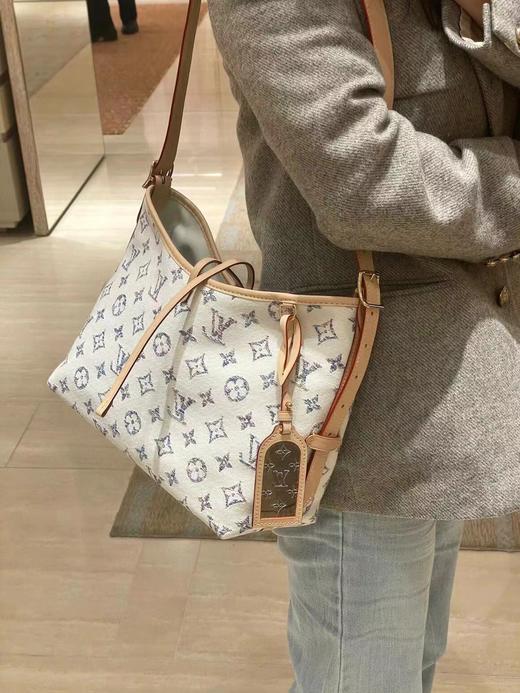 驴家  CarryAll 提花织物搭配牛皮革饰边   单肩包 斜挎包 (JPH) 商品图1