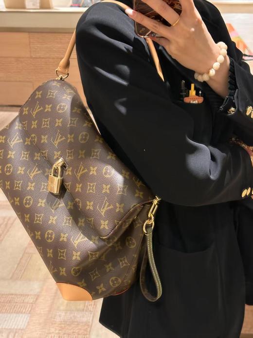 驴家HIDE AWAY 中号手袋金属挂锁装饰 涂层帆布 单肩斜挎手提包  （MM） 商品图5